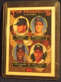 TOPPS 1993 TOP PROSPECTS CATCHERS CARD NUMBER 701 IN PLASTIC CASE