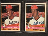 (2) ENOS CABELL 1978 TOPPS CARDS NUMBER 404 IN PLASTIC CASE