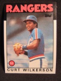CURT WILKERSON 1986 TOPPS CARD NUMBER 434