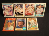 ASSORTED BASEBALL CARDS. SEE PICTURES FOR DESCRIPTIONS AND CARD NUMBERS