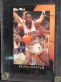MELVIN CHEATUM 1991 STAR PICS AUTOGRAPHED CARD IN HARD CASE NUMBER 12
