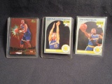 TIM HARDAWAY & SARUNAS MARCIULIONIS 1990 NBA ROOKIE CARDS NUMBER 115 & 113