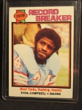 EARL CAMPBELL 1979 TOPPS RECORD BREAKER CARD NUMBER 331