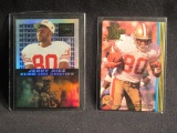 JERRY RICE 1996 PINNACLE ZENITH CARD NUMBER 2 OF 18 AND ACTION-PACKED CARD