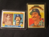 ROLLIE FINGERS 1983 TOPPS SUPER VETERAN CARD NUMBER 36 AND 1982 DONRUSS DIA