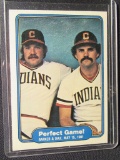 1981 FLEER PERFECT GAME CARD BARKER AND DIAZ CARD NUMBER 639