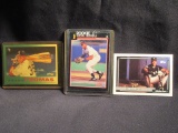 (3) FRANK THOMAS CARDS. FLEER 1992 NUMBER 712 AND SCORE 1991 ROOKIE CARD NU