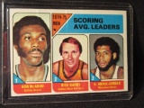 1974 TO 1975 NBA SCORING AVERAGE LEADERS CARD NUMBER 1