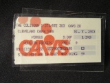 CAVS TICKET STUB FROM MONDAY JANUARY 19TH 1987 CLEVELAND CAVALIERS VERSUS H
