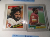 STEVE WILSON 1984 TOPPS CARD NUMBER 374 AND ART MONK 1981 TOPPS CARD NUMBER