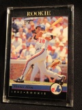MOSES ALOU 1992 PINNACLE ROOKIE CARD NUMBER 16 OF 30 IN PLASTIC CASE
