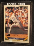 SHAWN BARTON 1993 TOPPS ROOKIE CARD NUMBER 569 IN PLASTIC CASE