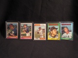 ASSORTMENT OF CLEVELAND INDIANS CARDS. SIGNED CARDS ARE SLAB SIGNED. SEE PI