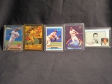 MANNY RAMIREZ. JIM THOME. ALBERT BELLE. GAYLORD PERRY CARDS IN PLASTIC CASE