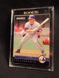 MATT STAIRS 1992 PINNACLE ROOKIE CARD NUMBER 28 OF 30 IN PLASTIC CASE