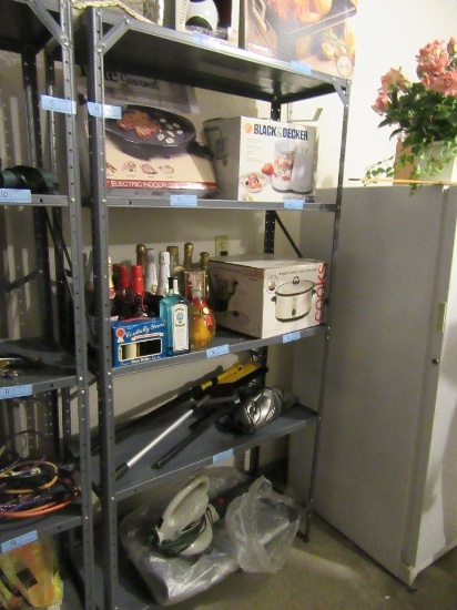 6 FOOT METAL SHELVING UNIT