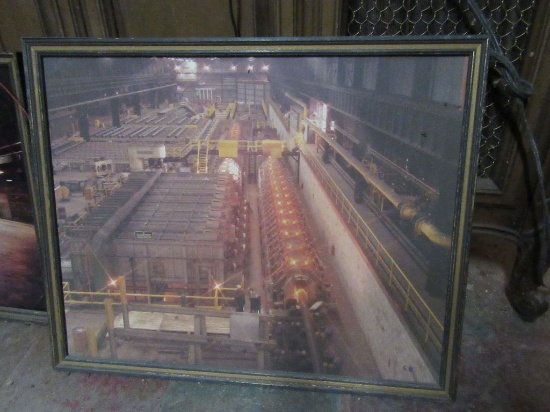 YOUNGSTOWN SHEET AND TUBE FRAMED PHOTOGRAPH