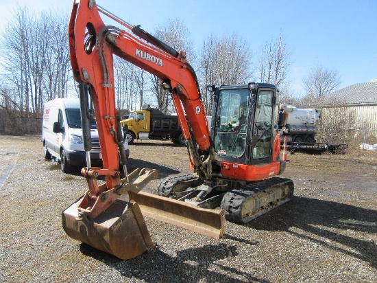 2012 KUBOTA KX057-4 EXCAVATOR WITH HYDRAULIC THUMB