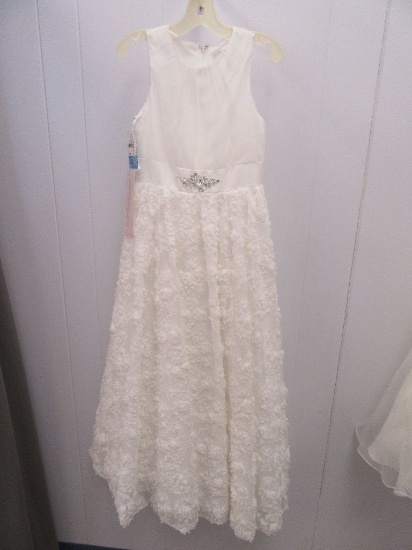 IVORY SIZE 10 CHILDREN'S PARTY DRESS