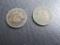 1881 AND 1891 INDIAN HEAD PENNIES