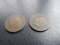 (2) 1897 INDIAN HEAD PENNIES