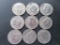 (9) BICENTENNIAL HALF DOLLARS