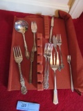 ORNATE FLATWARE. WILLIAM ROGERS, ONEIDA AND WALLACE