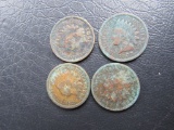 (4) INDIAN HEAD PENNIES