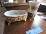 GOLD EMBELLISHED BATH SET