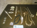 ASSORTED RHINESTONE JEWELRY