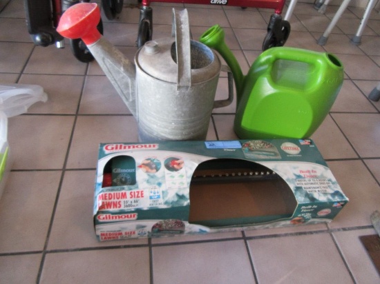 METAL WATERING CAN, OTHER WATERING CAN, AND  SPRINKLER