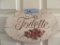 LA TOILETTE SIGN AND 7 INCH BY 7 INCH PRINT