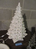 CERAMIC CHRISTMAS TREE. NO LIGHTS