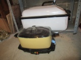 NESCO ROASTER AND SEARS SLOW COOKER