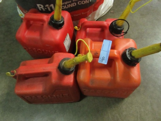 ASSORTED GAS CANS