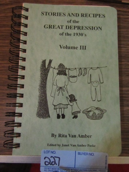 STORIES AND RECIPES OF THE GREAT DEPRESSION OF THE 1930S VOLUME 3