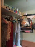CLEANING SUPPLIES AND ETC IN CLOSET