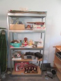 METAL AND WOODEN ADJUSTABLE SHELF UNIT