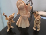 SANTINI MADE IN ITALY CLASSIC FIGURINE AND 2 OTHER FIGURINES