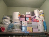 PAPER PRODUCTS, TISSUES, AND ETC IN CLOSET