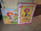 2 STRAWBERRY SHORTCAKE POSTERS UNDER PLASTIC