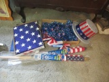 AMERICAN FLAGS AND FOURTH OF JULY ITEMS