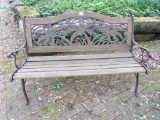5 OUTDOOR PARK STYLE BENCHES. SOME NEED REPAIR