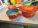 LE CREUSET MADE IN FRANCE PANS
