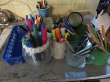 COUNTERTOP AND DRAWER OF OFFICE SUPPLIES