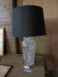 GLASS LAMP WITH MODERN STYLE SHADE