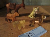 WOODEN ANIMALS AND ETC