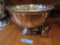 SILVERPLATE PUNCHBOWL AND SILVERPLATE CUP