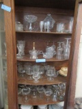 STEMWARE, COVERED CANDY DISH, CUPS, GLASSES, AND ETC