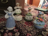 SANKYO, SCHMID, AND HOME PLACE MUSICAL FIGURINES